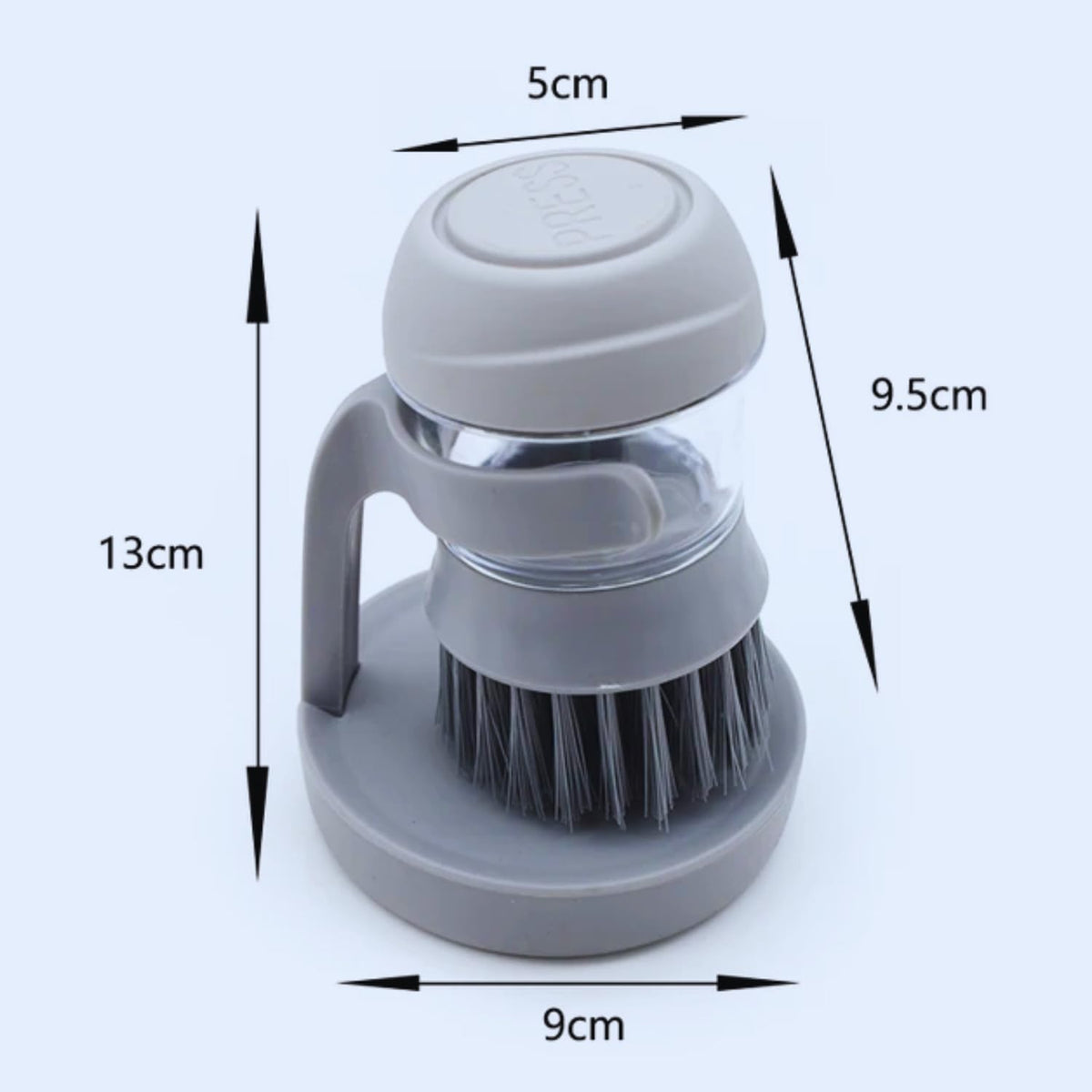 LUMFY | 2-in-1 Keukenborstel & Zeepdispenser